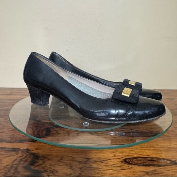 Salvatore Ferragamo Pumps Heel Leather - Picture 4 of 16